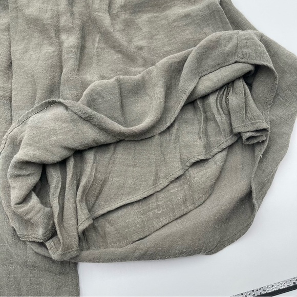 Wishlist Apparel Women’s Large Wide Leg Lined Jumpsuit Gauzy Lightweight Green - Picture 5 of 10